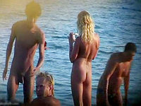 I could not stop watching at this blonde nudist nymph at the nudist beach